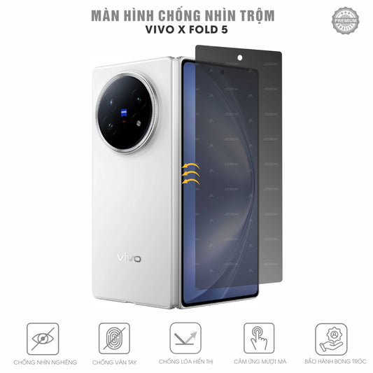 Miếng Dán Màn Hình Ngoài Chống Nhìn Trộm Vivo X Fold 5