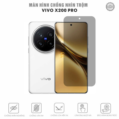 Miếng Dán Chống Nhìn Trộm Vivo X200 | Pro | Pro Mini | Ultra
