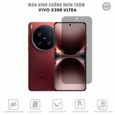 Miếng Dán Chống Nhìn Trộm Vivo X200 | Pro | Pro Mini | Ultra