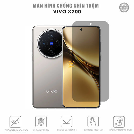 Miếng Dán Chống Nhìn Trộm Vivo X200 | Pro | Pro Mini | Ultra