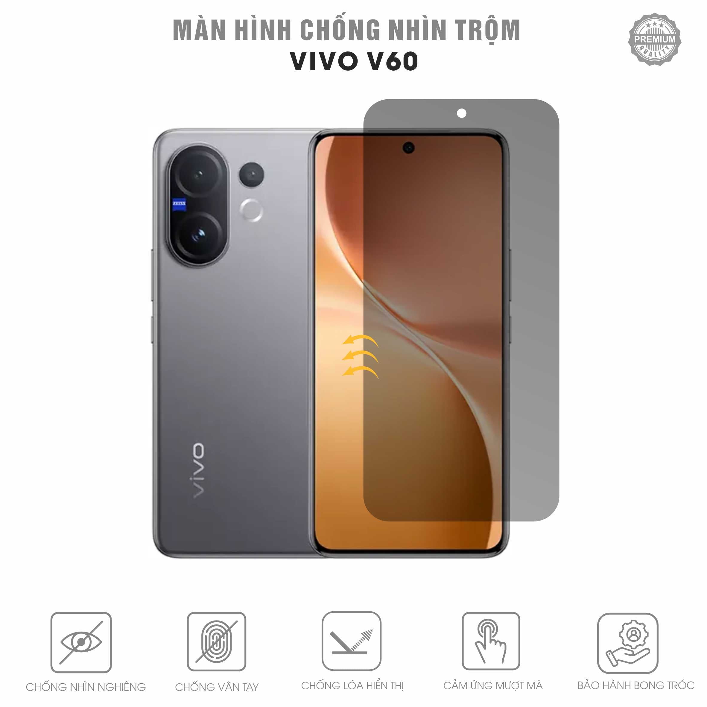 Miếng Dán Chống Nhìn Trộm Vivo V60 5G