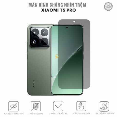 Miếng Dán Chống Nhìn Trộm Xiaomi 15 | Pro | Ultra | 15T | 15T Pro
