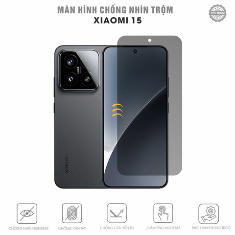 Miếng Dán Chống Nhìn Trộm Xiaomi 15 | Pro | Ultra | 15T | 15T Pro