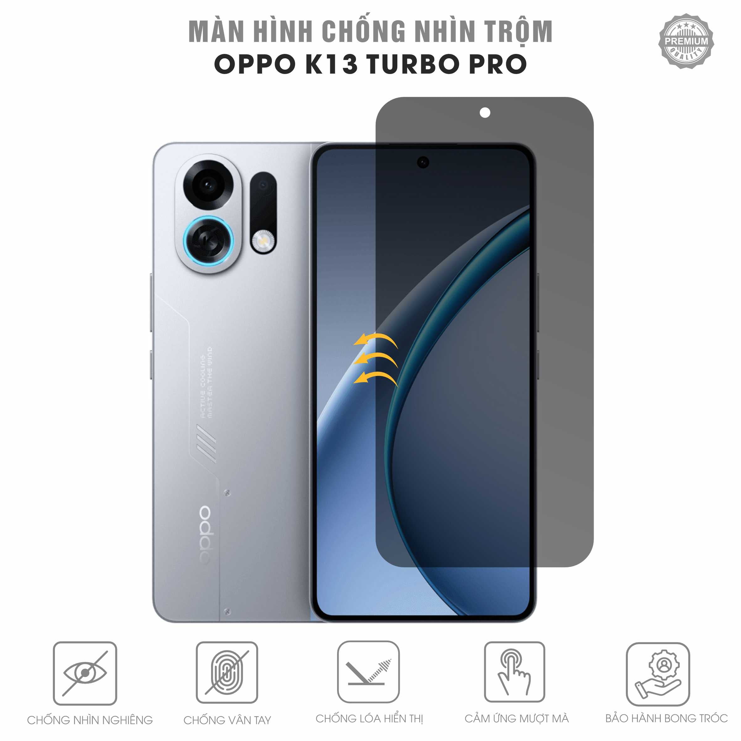 Miếng Dán Chống Nhìn Trộm Oppo K13 Turbo Pro