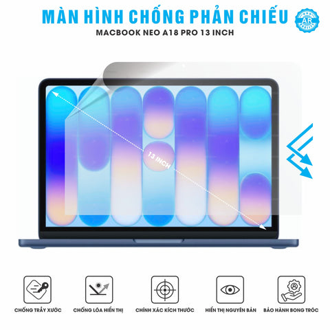 Miếng Dán Màn Hình Macbook Neo Chống Phản Chiếu AR