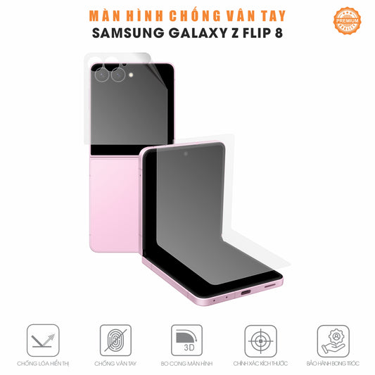 Miếng Dán Màn Hình Chống Vân Tay Samsung Galaxy Z Flip 8