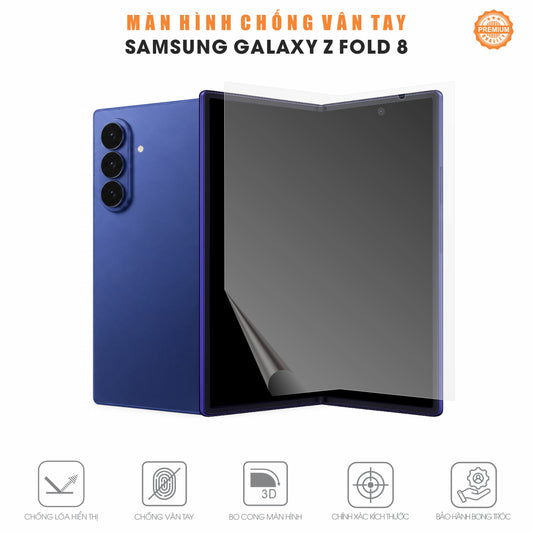 Miếng Dán Chống Vân Tay Samsung Galaxy Z Fold 8 Full Màn Hình Gập