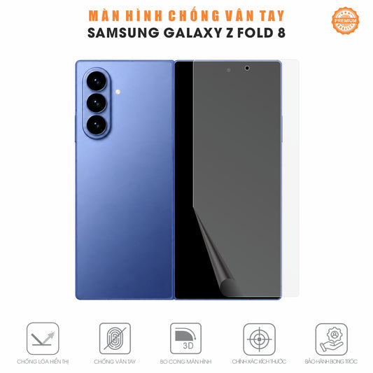 Miếng Dán Chống Vân Tay Samsung Galaxy Z Fold 8 Full Màn Hình Ngoài