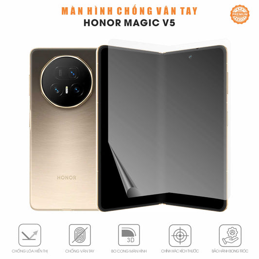 Miếng Dán Màn Hình Gập Chống Vân Tay Honor Magic V5