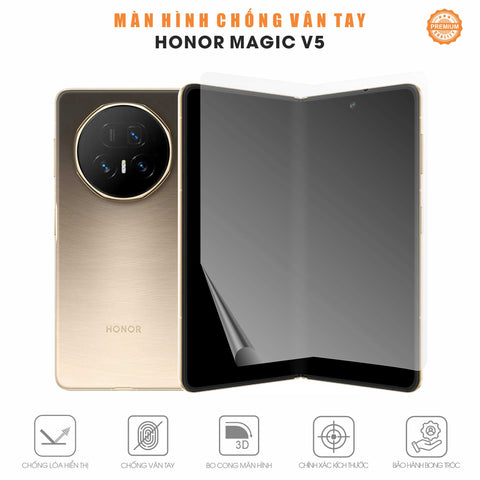 Miếng Dán Màn Hình Gập Chống Vân Tay Honor Magic V5