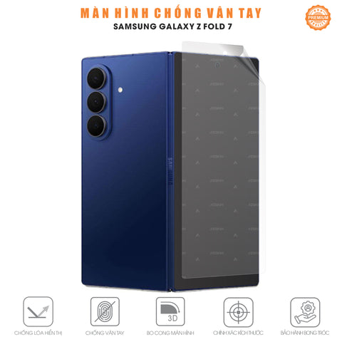 Miếng Dán Màn Hình Nano UV Samsung Galaxy Z Fold 7 Chống vân tay