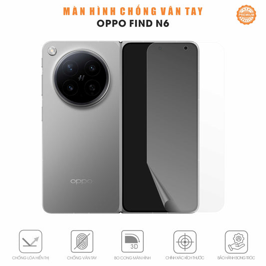 Miếng Dán Màn Hình Chống Vân Tay Chống Chói Oppo Find N6