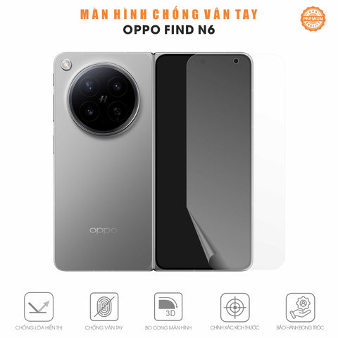 Miếng Dán Màn Hình Chống Vân Tay Chống Chói Oppo Find N6