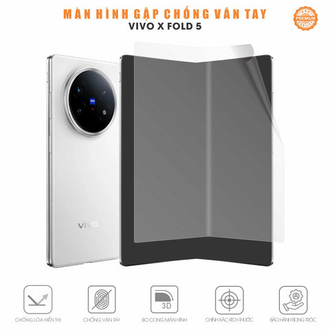 Miếng Dán Màn Hình Gập Chống Vân Tay Chống Chói Vivo X Fold 5