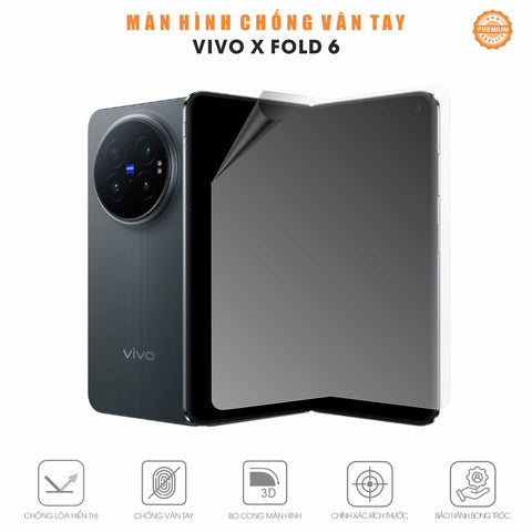 Miếng Dán Màn Hình Gập Chống Vân Tay Chống Chói Vivo X Fold 6