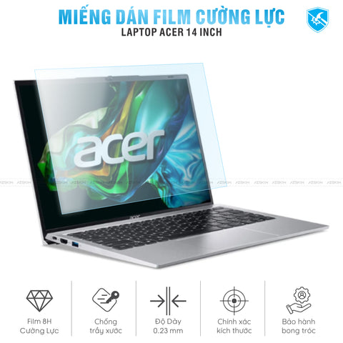 Miếng Dán Film Cường Lực Laptop Acer 14 inch