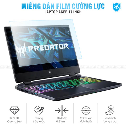 Miếng Dán Film Cường Lực Laptop Acer 17 inch