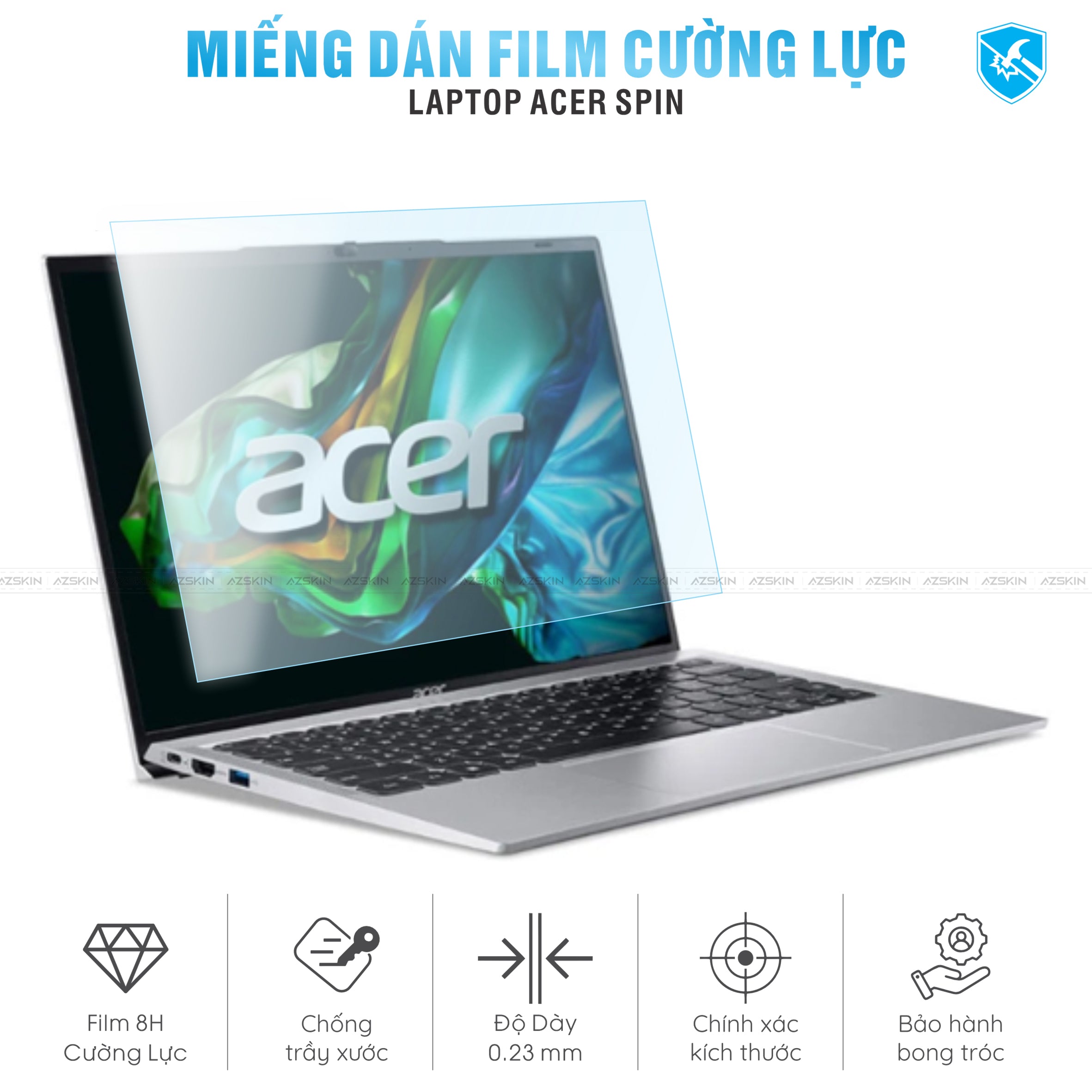 Miếng Dán Film Cường Lực Laptop Acer Spin