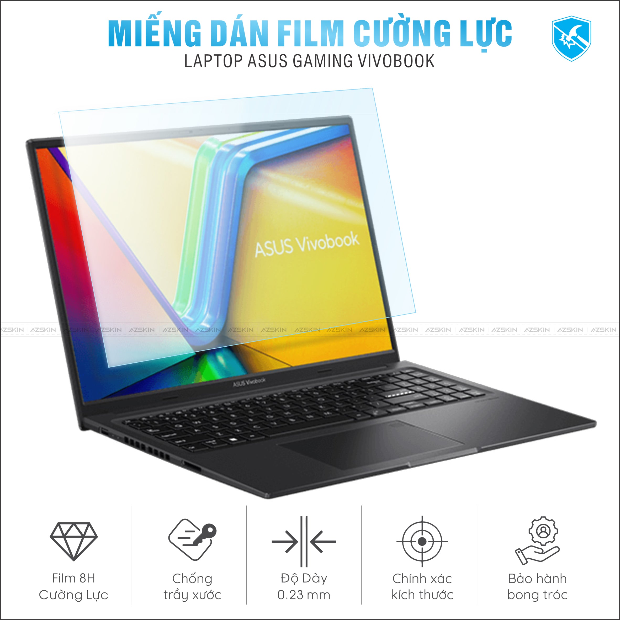 Miếng Dán Film Cường Lực Laptop Asus Vivobook