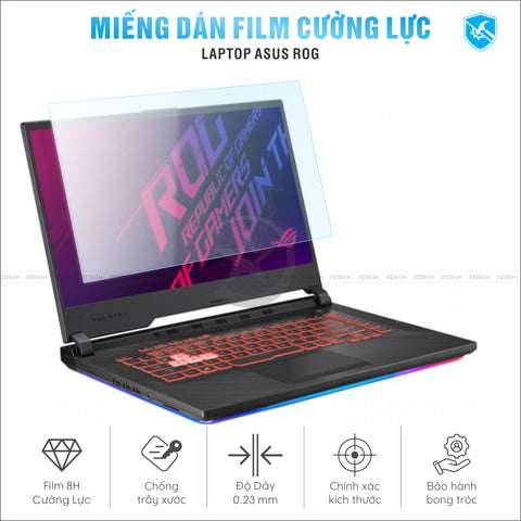 Miếng Dán Film Cường Lực Laptop Asus ROG