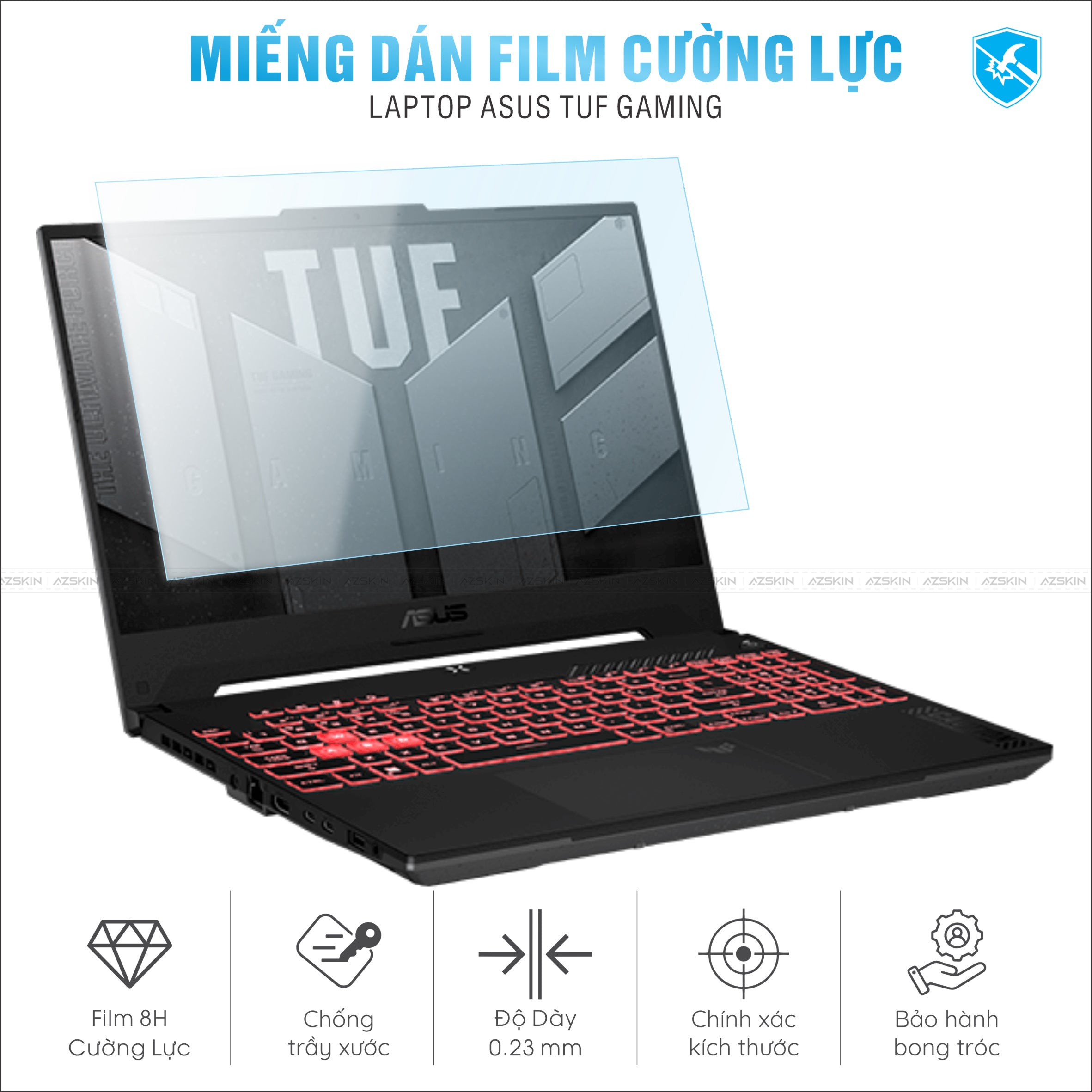 Miếng Dán Film Cường Lực Laptop Asus TÙ GAMING