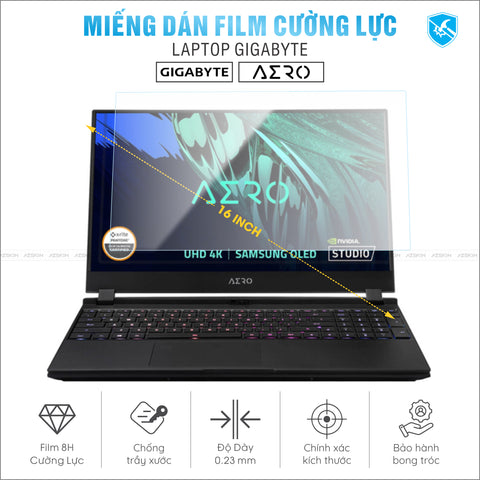 Miếng Dán Film Cường Lực Laptop Gigabyte AERO Series