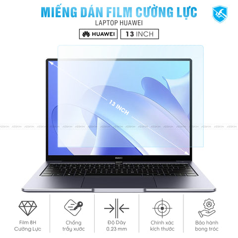 Miếng Dán Film Cường Lực Laptop Huawei 13 inch