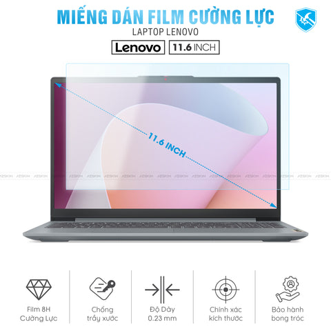 Miếng Dán Film Cường Lực Laptop Lenovo 11.6 inch