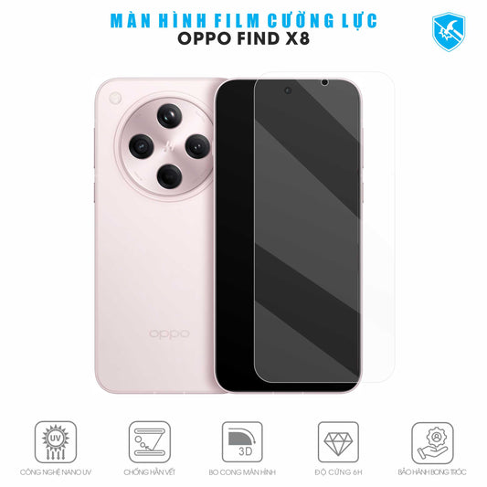 Dán Film Cường Lực Oppo Find X8 Full Màn Hình