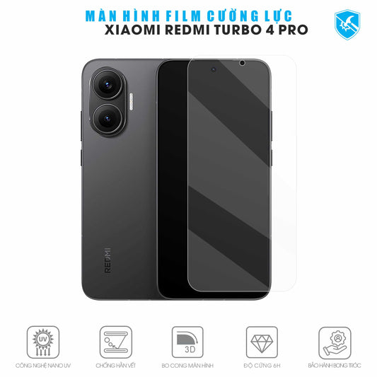 Dán Film Cường Lực Redmi Turbo 4 Pro Full Màn Hình