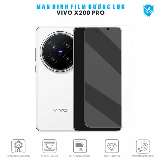 Dán Film Cường Lực Vivo X200 | Pro | Pro Mini | Ultra Full Màn Hình