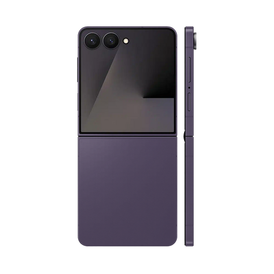 Miếng Dán Da Samsung Z Flip 7 Vân Aran Tím