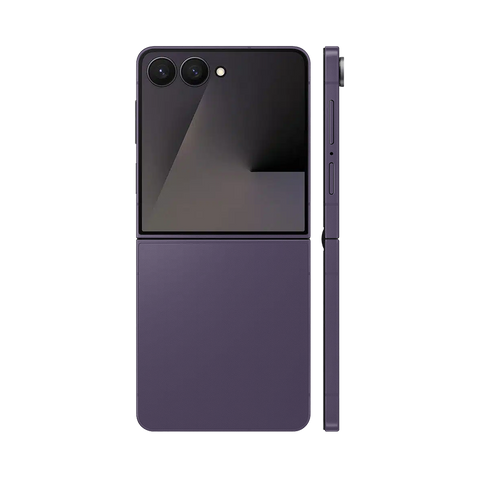 Miếng Dán Da Samsung Z Flip 7 Vân Aran Tím