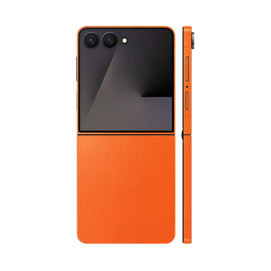 Miếng Dán Da Samsung Z Flip 7 Vân Mil Cam