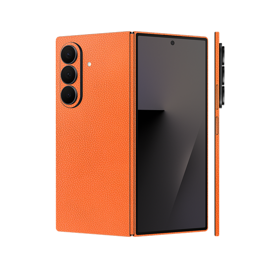 Miếng Dán Da Samsung Z Fold 7 Vân Mil Cam