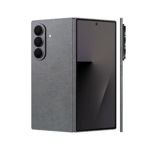 Miếng Dán Da Samsung Z Fold 7 Vân Mil Xám