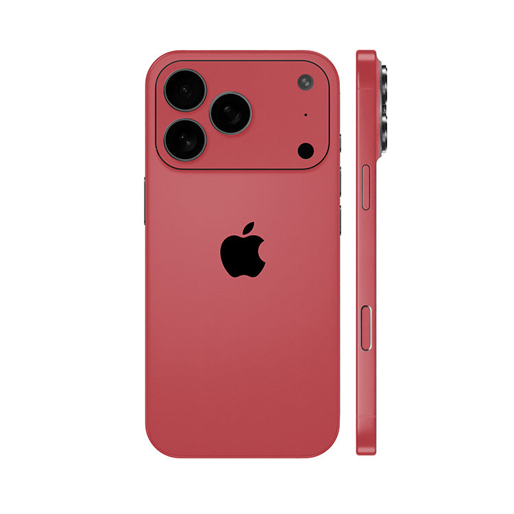Miếng Dán Da IPhone 17 Series Vân Aran Đỏ