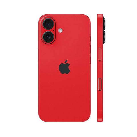 Miếng Dán Da IPhone 17 Series Vân Aran Đỏ Tươi