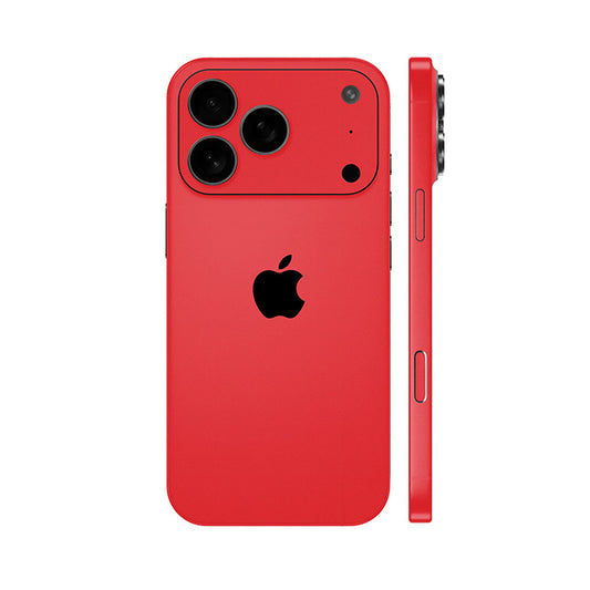 Miếng Dán Da IPhone 17 Series Vân Aran Đỏ Tươi
