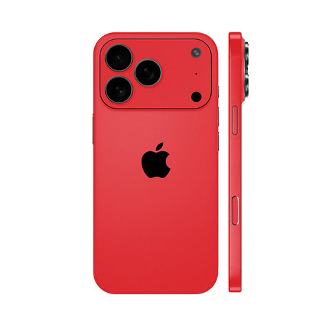 Miếng Dán Da IPhone 17 Series Vân Aran Đỏ Tươi