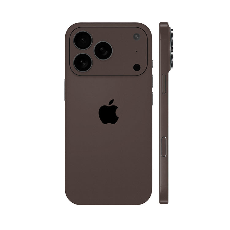 Miếng Dán Da IPhone 17 Series Vân Aran Nâu Cafe