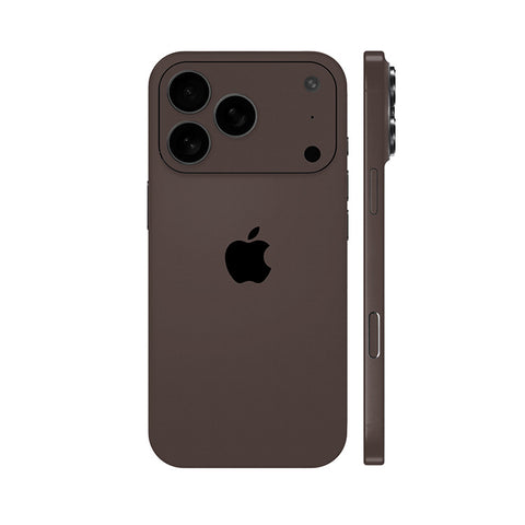 Miếng Dán Da IPhone 17 Series Vân Aran Nâu Cafe