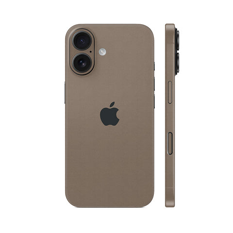 Miếng Dán Da IPhone 17 Series Vân Aran Nâu Kaki