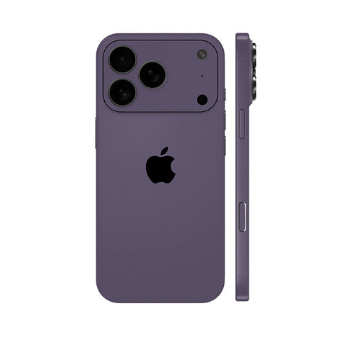 Miếng Dán Da IPhone 17 Series Vân Aran Tím