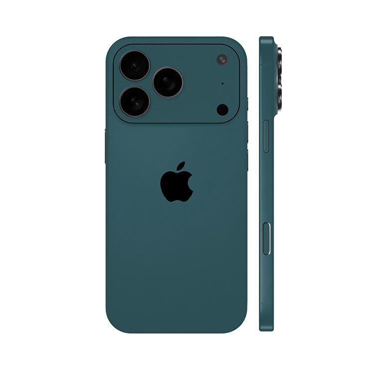 Miếng Dán Da IPhone 17 Series Vân Aran Xanh Cổ Vịt