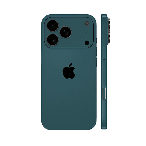 Miếng Dán Da IPhone 17 Series Vân Aran Xanh Cổ Vịt