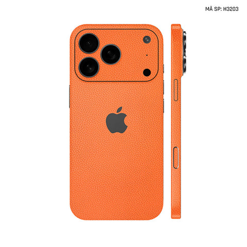 Miếng Dán Da IPhone 17 Series Vân Mil Cam | H3203