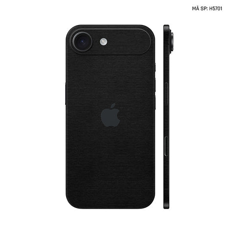 Miếng Dán Da IPhone 17 Series Vân Vải Đen | H5701