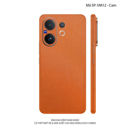 Miếng Dán Da Vivo V60 Series Vân Mil Cam | VM12
