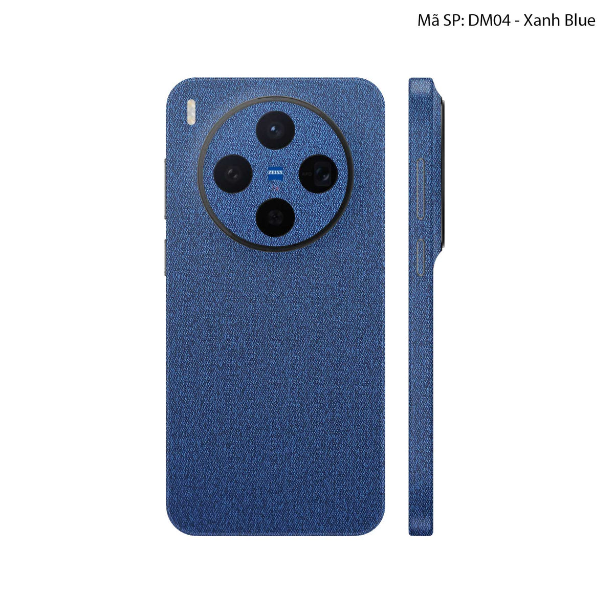 Miếng Dán Da Vivo X300 Series Vân Demin Xanh Navy | DM04